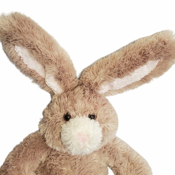 Build A Bear Bunny Rabbit Easter Tan Plush Pink Bendable Ears Stuffed Toy 20" - Picture 3 of 9